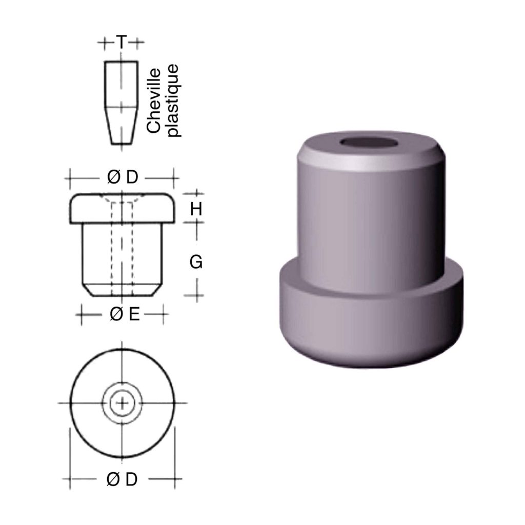 Lot De 5 Embouts éjecteurs De Salive Gris DCI 5757 - Embouts Caoutchouc Pour Aspirateur Dentaire